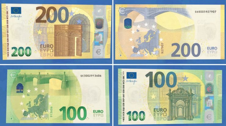 евро признаки подделки